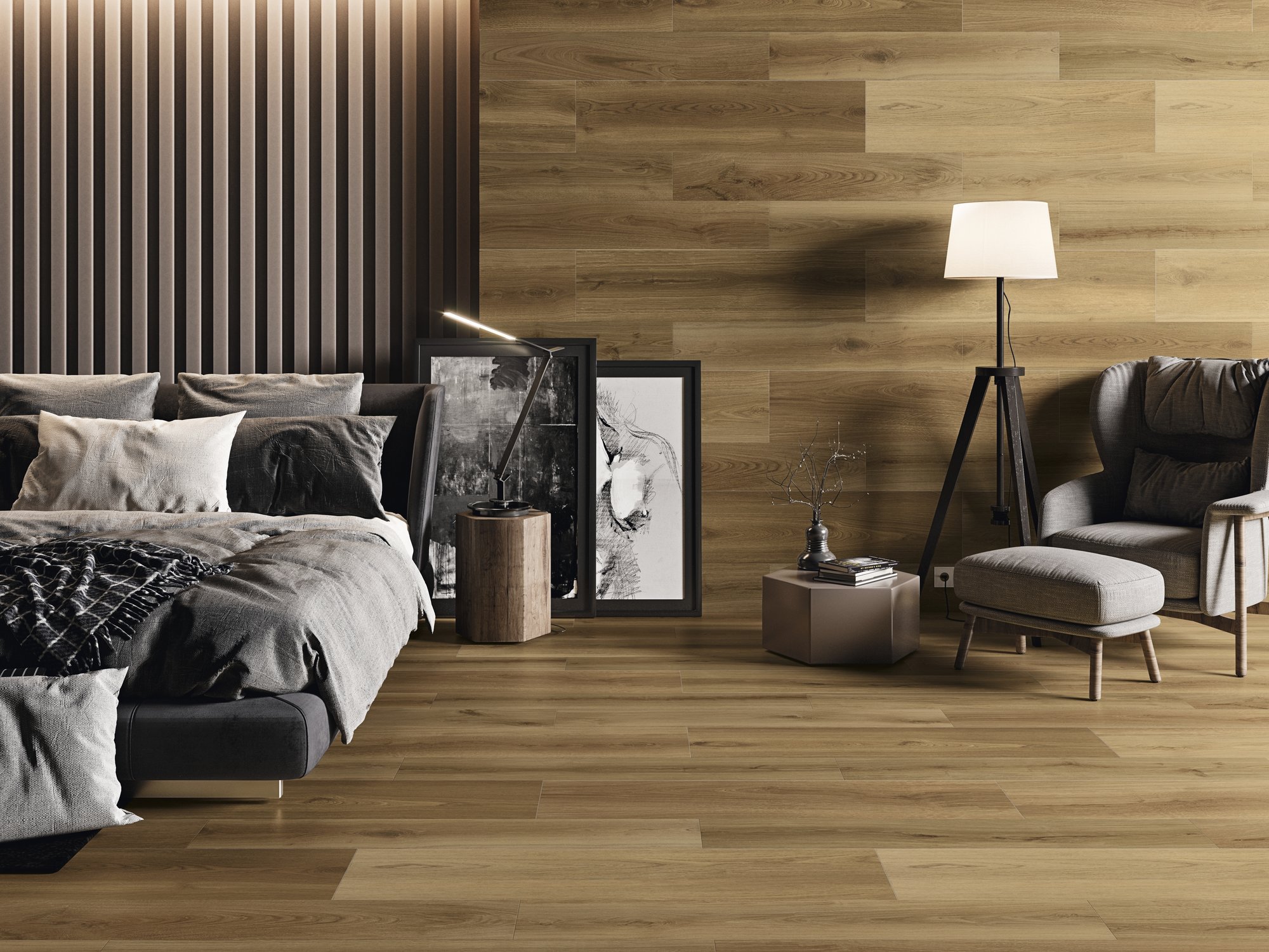 Ape Grupo Коллекция KOEN Miele Mat 30*120 см (R52) в интерьере